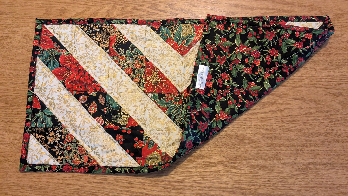 Christmas Table Runner - small, quilted