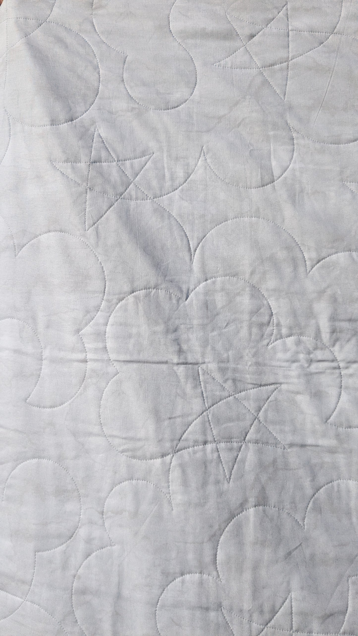 Blue and gray baby 46 x 60"