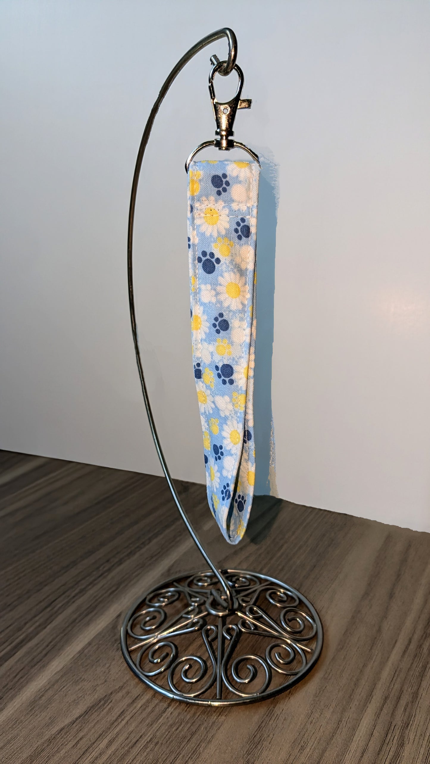 Cat themed wristlet/keychain/fob