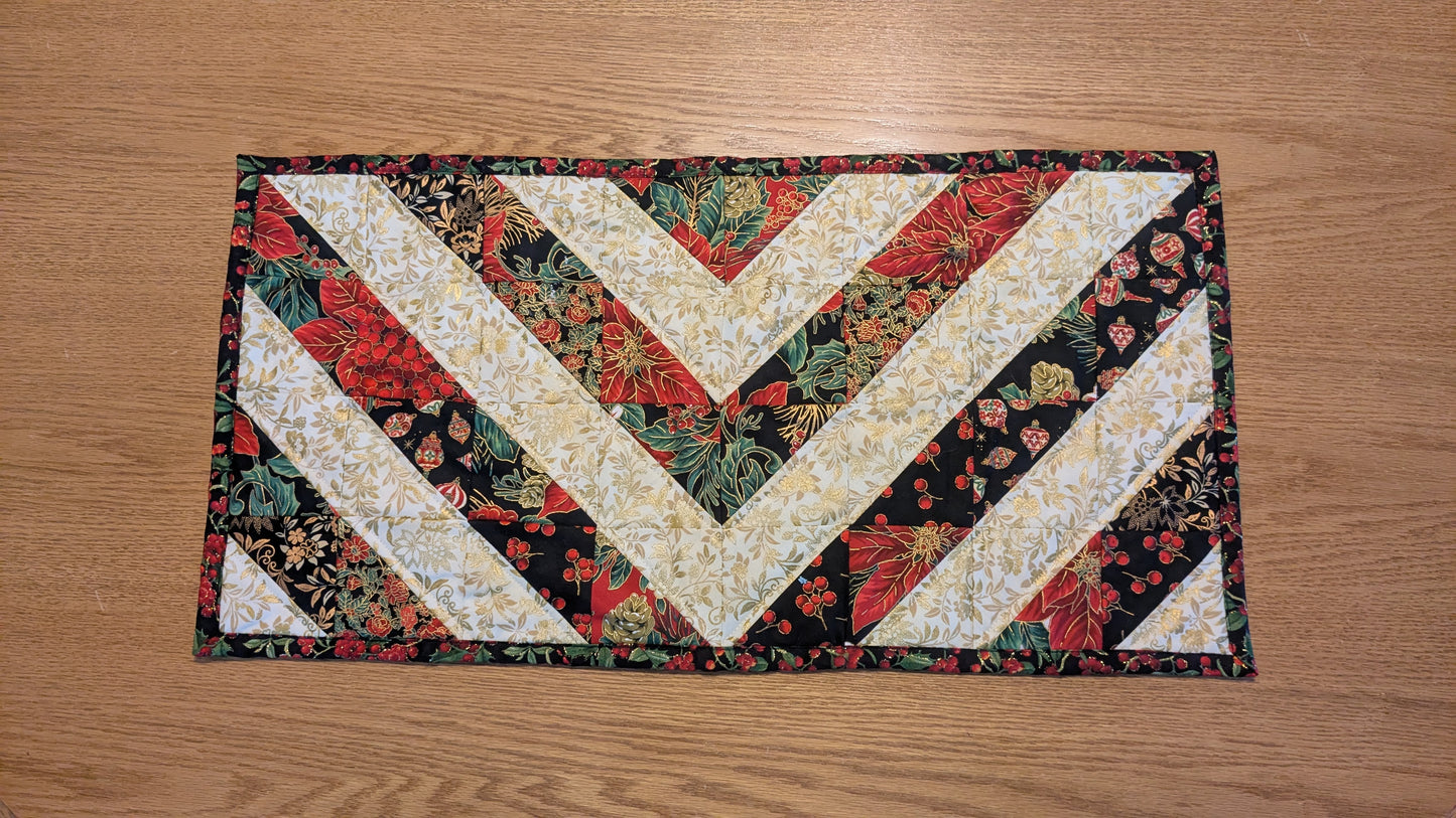 Christmas Table Runner - small, quilted