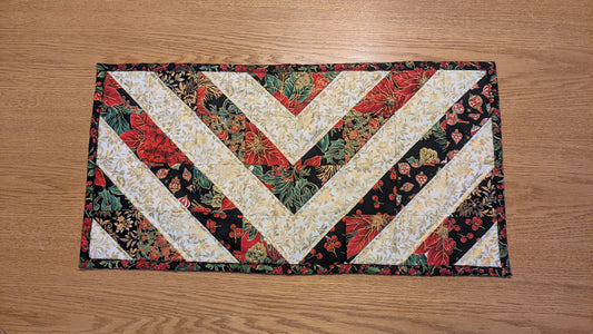 Christmas Table Runner - small, quilted