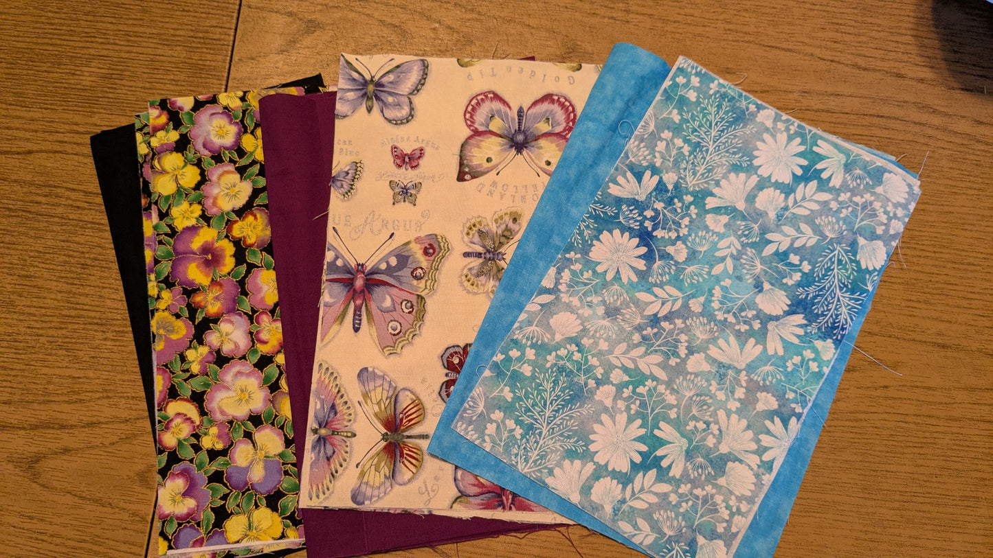 Composition notebook cover - fabric