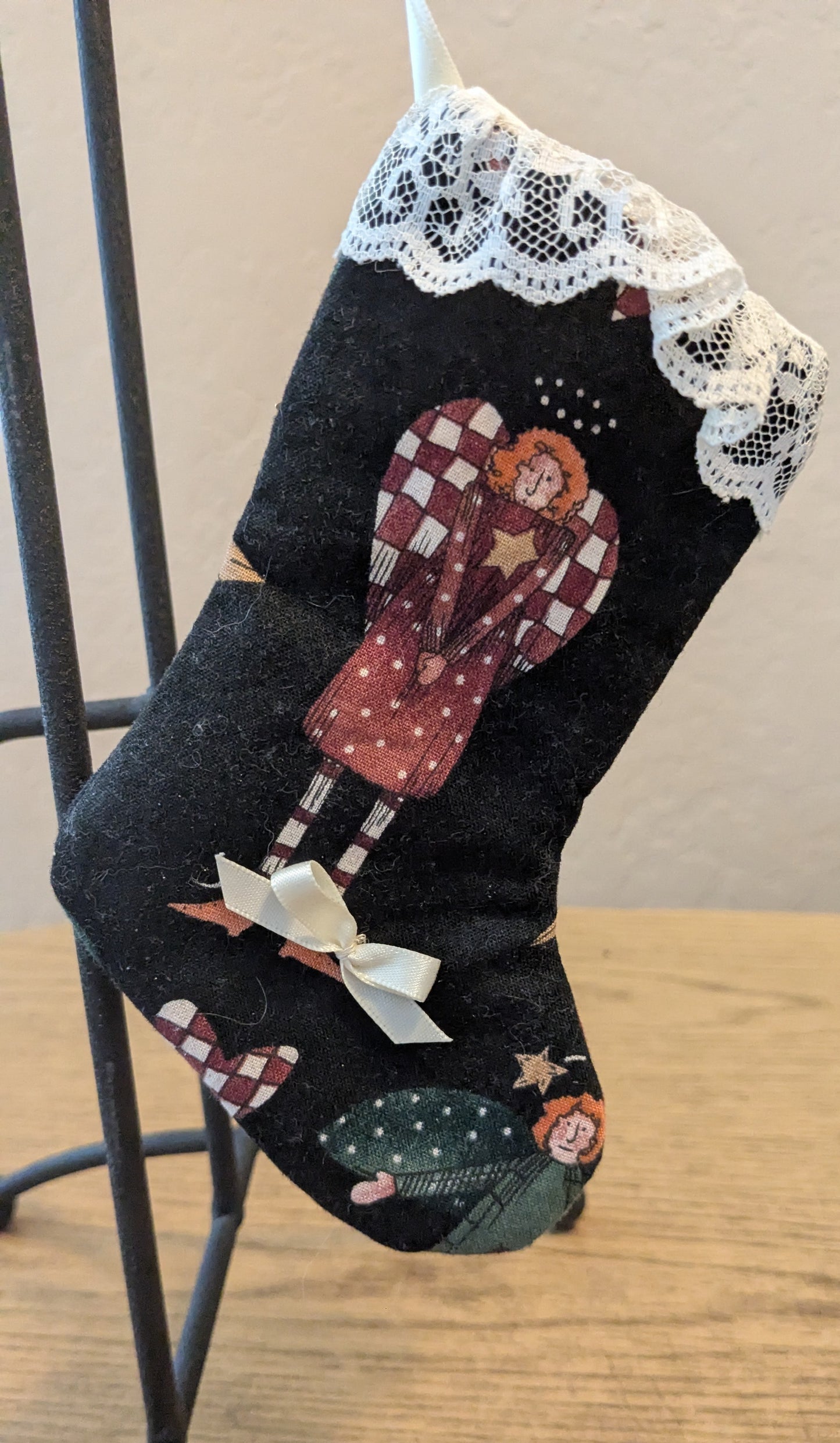 Vintage Inspired Stocking Ornament