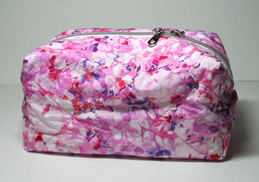 Floral boxy bag (small) - pink